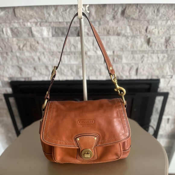 Coach Handbags - Vintage Coach Hobo Legacy Brown Leather Shoulder Bag